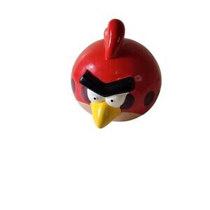 ANGRY BIRDS Red Yellow Large Money Piggy Bank - no bottom stopper